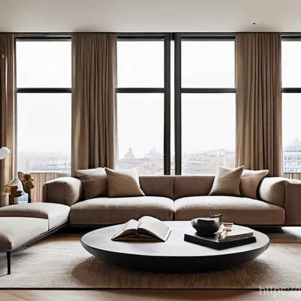 건물 외부 소음 차단 방법 - **Prompt 1: Serene Italian Living Room Retreat**
    "A cozy and elegant living room in a modern Ita...