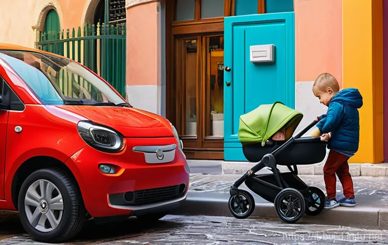 공용 전기차 충전비 정산 - **Prompt 1: High-Speed Italian Road Trip Recharge**
    "A sleek, modern electric car, perhaps a cou...